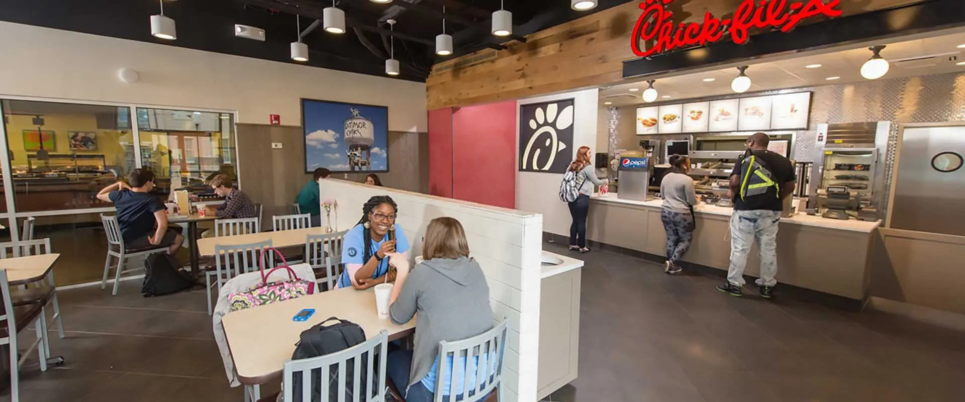 Interior of Chick-fil-A