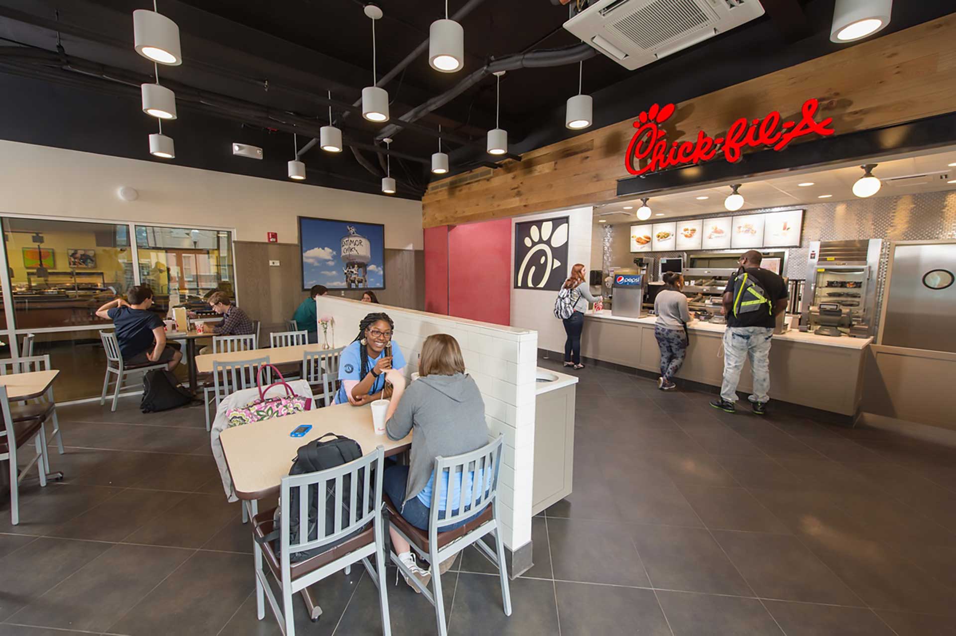 Interior of Chick-fil-A