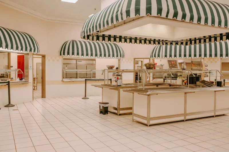 Interior of Dining Hall